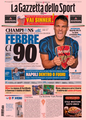 Cover of La Gazzetta dello Sport