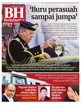 Cover of Berita Harian