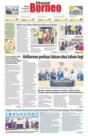 Cover of Utusan Borneo (Sarawak)