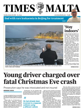 Cover of Times of Malta