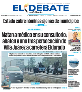 Cover of El Debate de Culiacan