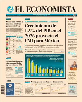 Cover of El Economista (Mexico)