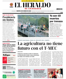 Cover of El Heraldo de Chihuahua