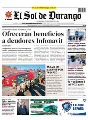 Cover of El Sol de Durango
