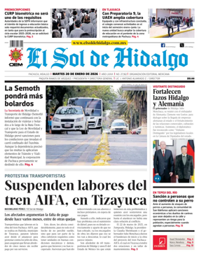 Cover of El Sol de Hidalgo