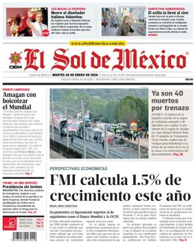 Cover of El Sol de Mexico