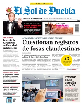 Cover of El Sol de Puebla