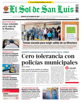 Cover of El Sol de San Luis Potosi