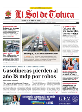 Cover of El Sol de Toluca