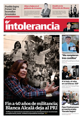 Cover of Intolerancia Diario