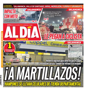 Cover of Periodico Al Dia (Salamanca)
