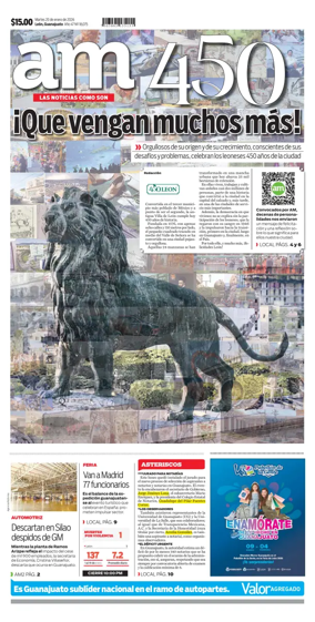 Cover of Periodico AM (Leon)