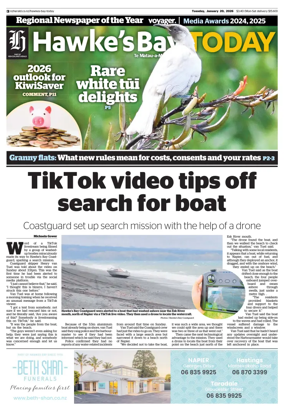 Cover of Hawke's Bay Today