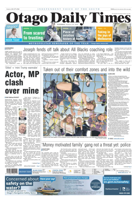 Cover of Otago Daily Times