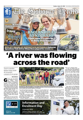 Cover of The Gisborne Herald