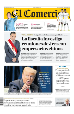 Cover of Diario El Comercio