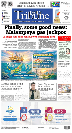 Cover of Daily Tribune (Philippines)