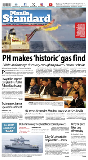 Cover of Manila Standard