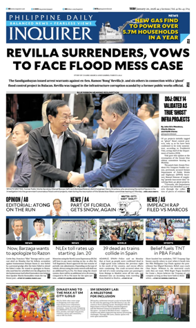 Cover of Philippine Daily Inquirer