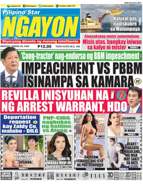 Cover of Pilipino Star Ngayon