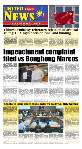 Cover of United News - English Edition