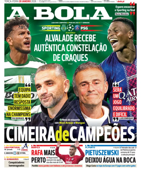Cover of A BOLA (Portuguese)