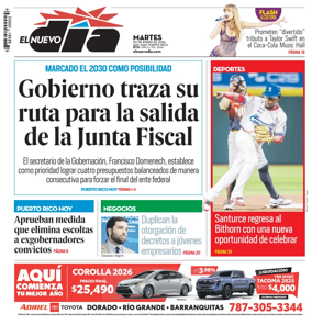 Cover of El Nuevo Dia