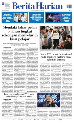 Cover of Berita Harian