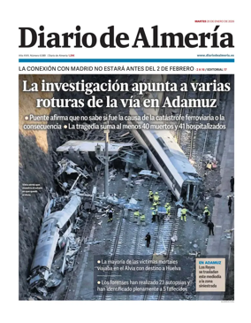 Cover of Diario de Almeria