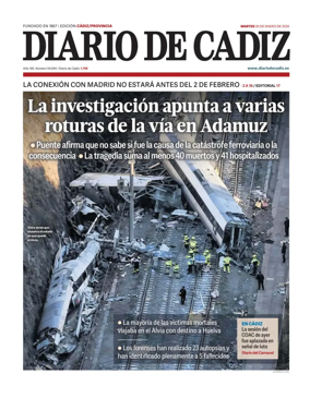 Cover of Diario de Cadiz