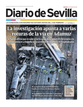 Cover of Diario de Sevilla
