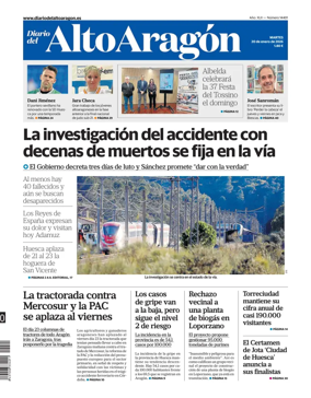 Cover of Diario del Alto Aragon