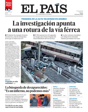 Cover of EL PAIS primera edicion