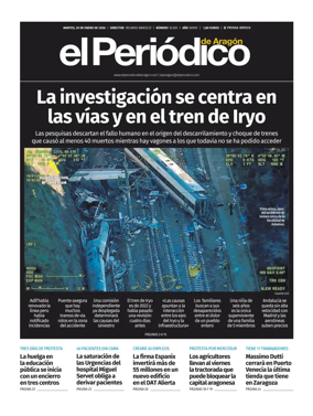 Cover of El Periodico Aragon