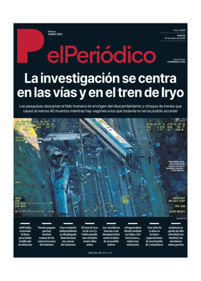 Cover of El Periodico - Castellano