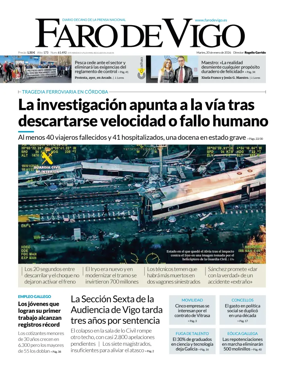 Cover of Faro de Vigo