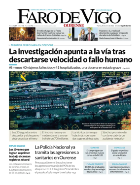 Cover of Faro de Vigo (Ourense)