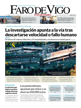 Cover of Faro de Vigo (Pontevedra)