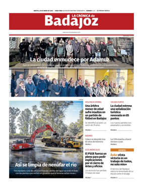 Cover of La Cronica de Badajoz BE