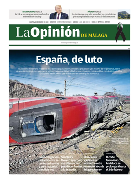 Cover of La Opinion de Malaga