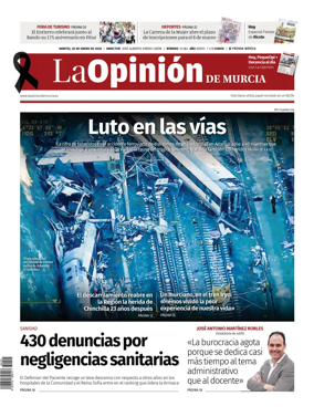 Cover of La Opinion de Murcia