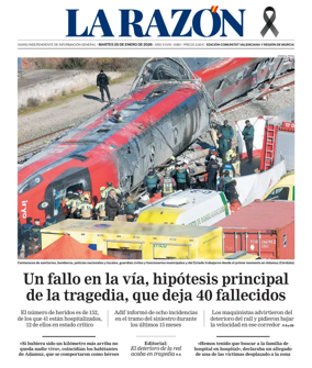 Cover of La Razon (Levante)