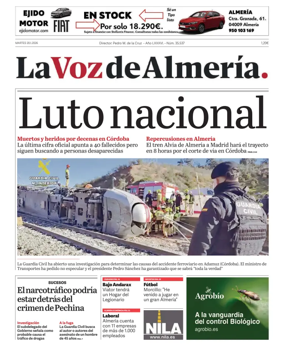 Cover of La Voz de Almeria