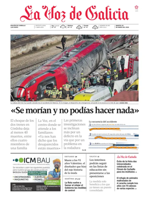 Cover of La Voz de Galicia (Carballo)