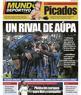 Cover of Mundo Deportivo (Bizkaia-Araba)