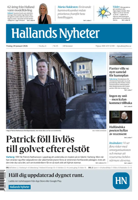 Cover of Hallands Nyheter