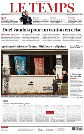 Cover of Le Temps