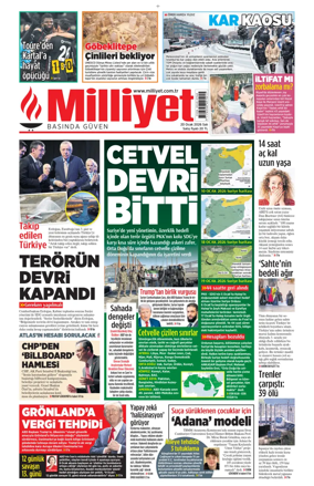 Cover of Milliyet
