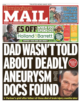 Cover of Birmingham Mail
