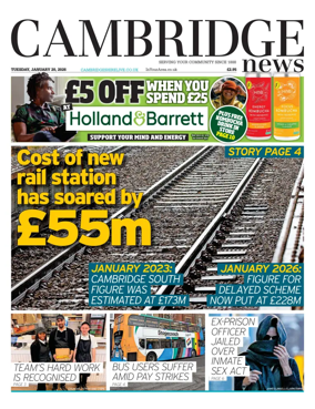 Cover of Cambridge News